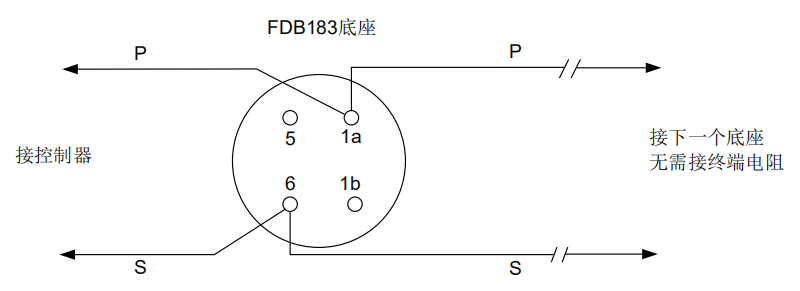 FDO183S点型光电感烟江西探测器接线图